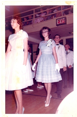 Junior High Graduation, Nancy Parish, Elaine Petrea, Gary Pickel  Danny Piper