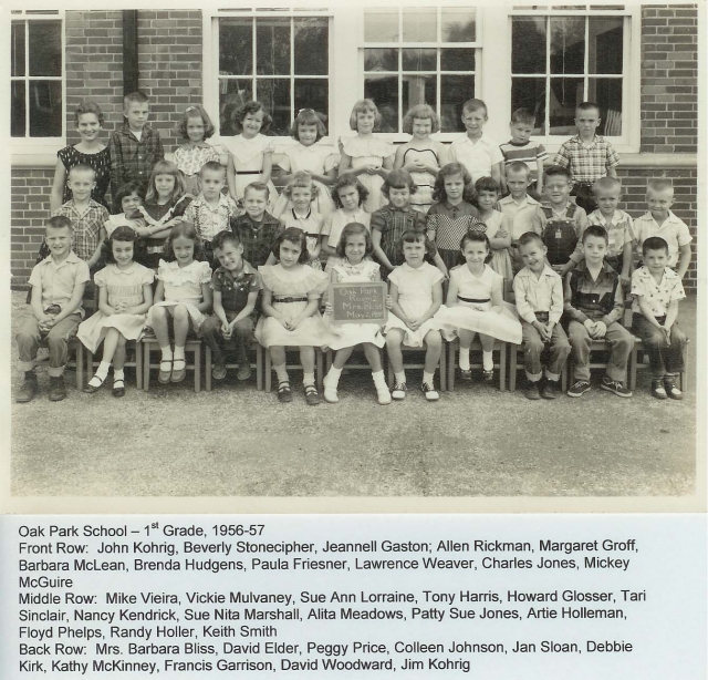 Oak Park 1st Grade Mrs. Bliss