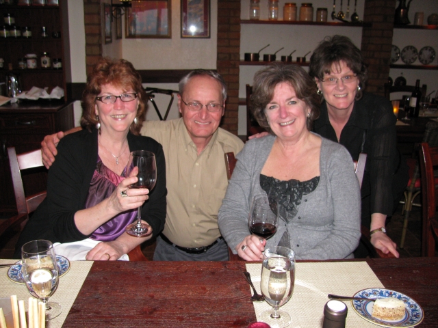 Ruth, Chris, Barb and Jeannell on the Norwegian Jade